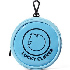 럭키 원형 볼파우치 리틀 라이언, 라이트블루, 1개