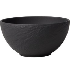 Villeroy&Boch Manufacture Rock Blanc餐碗 14cm, 黑色, 1個