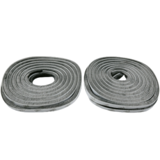 yoromkorom 窗框馬海毛門縫條 JW01 9mm*9mm*5m, 2個