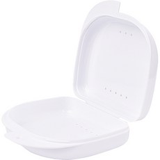 full of fun 攜帶式假牙收納盒 50g, 1個, 白色