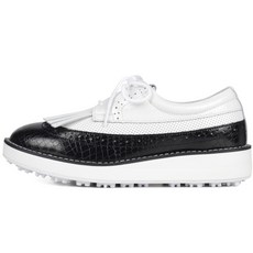 女用防水無釘皮革手工高爾夫球鞋 NQ150