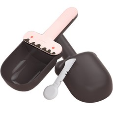 PASTEL PET 寵物多功能飼料勺, 2個, 粉色的