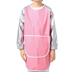 Wellfront Kids 兒童星形美術衣 2件組, 粉紅色