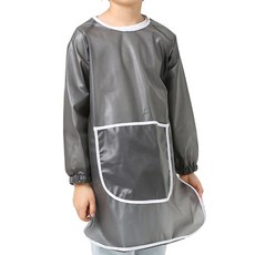 WELLPRON 兒童夢想美術圍裙 2件組, 黑色