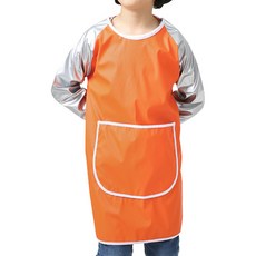 WELLPRON 兒童星星美術圍裙 2入, 橘色