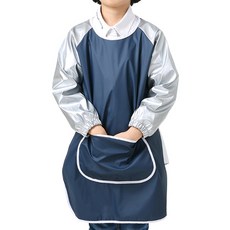 WELLPRON 兒童星星美術圍裙 2入, 海軍藍