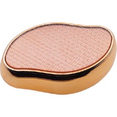 LIFELIZE 玻璃腳部搓板 去角質器 金色, 1入, 1個