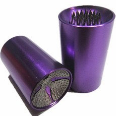 迷你撞球桿頭打磨修整工具, 紫色