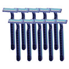 블루마켓 2단 일회용 면도기 그린, 10개, 1개입