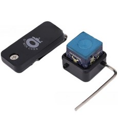 O'MIN 奧秘 夾式撞球巧克套 撞球用品, 黑色, 1個