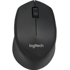 로지텍 무소음 플러스 무선 마우스 MR0098 + 마우스 피트, 블랙