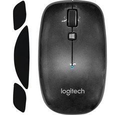 로지텍 블루투스 무선 마우스 M557 M-R0047-O + 마우스 피트, 블랙