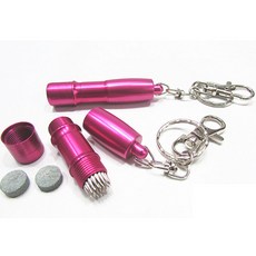 撞球桿頭修整保養工具, 粉紅色