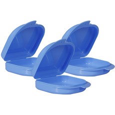 full of fun 小型假牙收納盒 藍色 3入, 單一商品