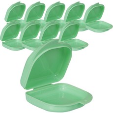 full of fun 小型假牙收納盒 綠色 10入, 單一商品