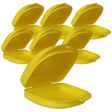 full of fun 小型假牙收納盒 黃色 7入, 單一商品