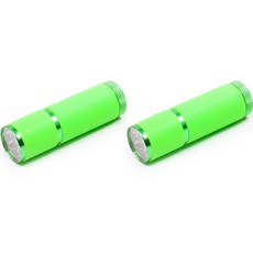 POP彩色口袋手持手電筒 附露營登山掛繩 一鍵式手電筒, 2個, 綠色