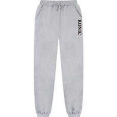 코닉 남성용 미들폰트 기모 밴딩조거팬츠 FTE_0002