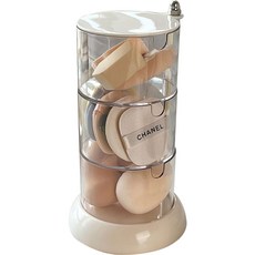 cleanis 化妝品收納盒 4層, 1個, 白色的