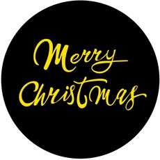 캘리 크리스마스 포장 스티커 5cm, D, 60개