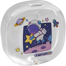 full of fun 太空人假牙收納盒, 透明