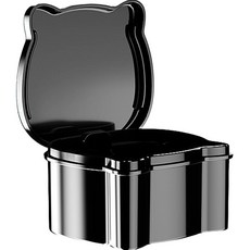 full of fun 貓咪造型假牙盒, 1個, 黑色