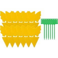 SMARTOY 蝴蝶造型誘黏板 12入+園藝標籤 6入, 1組