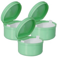 full of fun 假牙收納保管盒 3入, 綠色