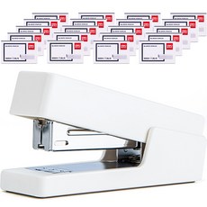 deLi 得力 Nusain 基本釘書機 33號釘套組, 1套, 白色