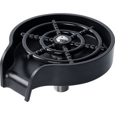 KALDIN 高壓噴射洗杯器 圓形沖洗器 ABS, 黑色, 1個