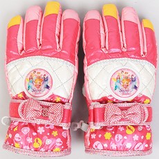 女童款角色布貼滑雪手套