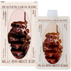 BEAUNESS 蛋白奶昔粉隨身包 巧克力風味 5包, 1盒, 200g