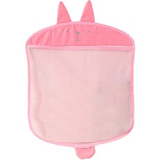 full of fun 浴室玩具收納網 粉紅兔子, 1個, 粉色