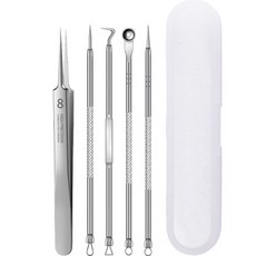 EsCell不鏽鋼擠壓器 C型 5種組, 銀, 1套