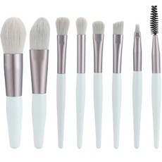 다사바바 메이크업 브러쉬 8종 세트, 민트색, 1개