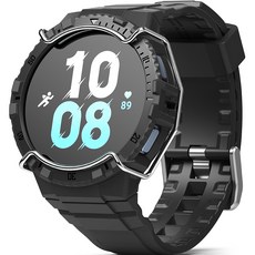 Ringke 相容線材錶帶 一體式 Fusion X Guard 20mm, 黑色