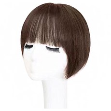 Zzinnomargin 女用短髮假髮, 01 棕色, 1個