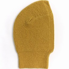 iamcap 基本款針織巴拉克拉瓦帽, 黃色