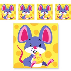 minhwashop 小油畫十二生肖5p, 大鼠 (UDOFB0271)