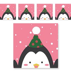 민화샵 소형 유화 크리스마스 5p UDOFB0291, 1개