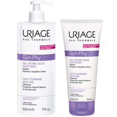 URIAGE 優麗雅 Gyn-Phy溫和女性私密處清潔凝膠 500ml+200ml, 1組