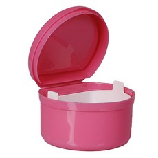 full of fun 假牙 牙齒 收納保管盒 10入, 粉紅色