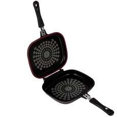 Kitchen-Art 頂級一體成型雙面煎鍋, 總長44cm x 高6cm x 寬27cm, 1個