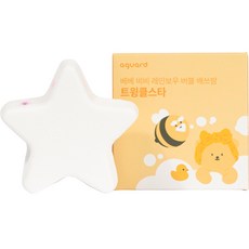 aguard 貝貝比比彩虹泡泡入浴球 星星造型, 120g, 1入