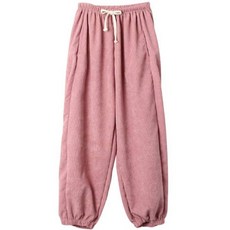 린다샵 여성용 아미셸 골덴 포켓 벌룬 조거 팬츠 cppt11230k2b