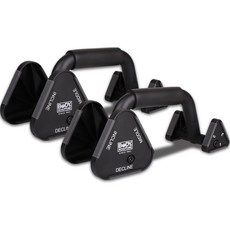 BODY SCULPTURE 身體高度可調式伏地挺身架組 BB-639-B, 黑色, 1個