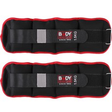BODY SCULPTURE Body Soft 手腕腳踝負重帶 3kg BB-2703, 黑色