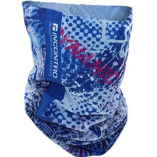 INCONTRO Aero Silver多功能頭巾圍巾, 動感藍色, 1個