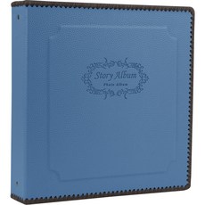 Story Album J&H 口袋素面相簿 10.2 x 15.2 cm, 藍色(相簿), 白紙(內頁), 50張