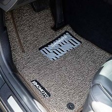 MOMOTO 車用第1排腳踏墊, Genesis GV80 2020~(5人座), 棕色的